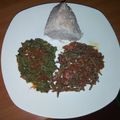 Joyce Ng'ong'a's cooksnap of when they made Fried Omena, Kienyeji and brown Ugali.