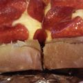 Edward Tejada's cooksnap of when they made Pyro's Bar & Grill french bread pizza.