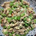 庭秀 的 肉末四季豆炒蛋 cooksnap