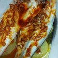 El cooksnap de Soraya (Con gusto y Salero) cuando hizo Lubina a la espalda.