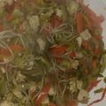 El cooksnap de Patricia Di Bona cuando hizo Chop suey de pollo y verduras .
