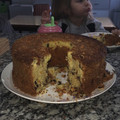 El cooksnap de Micaela Reinoso cuando hizo Torta matera de mandarina con chips .