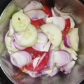 Vani Gupta का कुकस्नैप जब उन्होंने सलाद (salad recipe in Hindi) बनाया था।