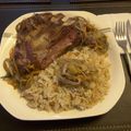 El cooksnap de Jaime Barros cuando hizo Costillas de cerdo.