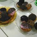 Cooksnap dari Made Synansari untuk resep Donat Kribo Coklat Keju Stroberi