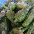 El cooksnap de marina cuando hizo Cómo freir pimientos de Padrón .