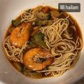 Cooksnap nurul fahiera Fadzil semasa beliau membuat Mi Hailam.