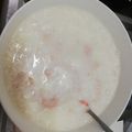 รูป Cooksnap ของ Pandivore Surojananon เมื่อเขาทำ โจ๊กไข่ขาว