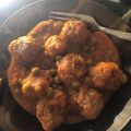 El cooksnap de Cinthya Hernandez cuando hizo Albóndigas con guisantes.