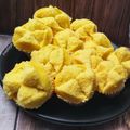 Cooksnap dari Irma Rays untuk resep Bolu Kukus Mekar (Ubi Ungu,Labu Kuning,Pandan)