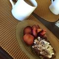 El cooksnap de Mariela Taberniso cuando hizo Panqueque de avena y banana fit.