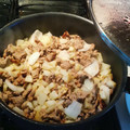 El cooksnap de Alejandro Mejia cuando hizo Bistec con papitas (ideal para tacos).