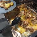 El cooksnap de Amparo Diana cuando hizo Pollo asado con patatas, limón y vino.