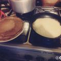 El cooksnap de Ally Vergara Vásquez cuando hizo Panqueques de manzana (sin gluten).