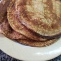 El cooksnap de Natalia Marquesana cuando hizo Panqueques de banana y avena fit.