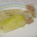 El cooksnap de LuzMa SG cuando hizo Taquitos de col con atún.