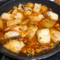 El cooksnap de Beth Guiol cuando hizo Bacalao fresco con gambas en salsita.
