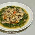 Cooksnap dari Elia Wahid untuk resep Tumis Kangkung Jamur Kancing
