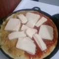 El cooksnap de Luci De Central cuando hizo Pizza de cebolla y ají verde.