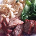 Cooksnap của Pi Ha khi họ làm theo món Mì xá xíu khô