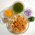 Kashmira Bhuva's cooksnap of when they made હોમમેડ પાણીપુરી😋😋.