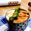 就醬煮 的 【元本山幸福廚房】舞菇蓋飯(素) cooksnap