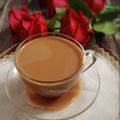 Cooksnap Aznie Khasri semasa beliau membuat Kopi Susu Panas.
