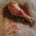 El cooksnap de Jacqueline Flores cuando hizo Mixiote de pollo en adobo con nopales.