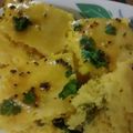 jyotibahirat's cooksnap of when they made Khaman Dhokla.