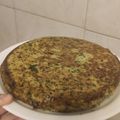 El cooksnap de Adriana Gabriela cuando hizo Tortilla de espinaca y arroz.