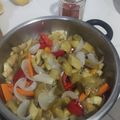 El cooksnap de David José Divan cuando hizo Berenjenas y verduras en escabeche.