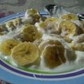 El cooksnap de Carmeta cuando hizo Papilla con yogur y fruta🍶🍌(bebés y niños)💛😋.