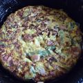 El cooksnap de GRINGA cuando hizo Tortilla de judias verdes con jamón iberico.