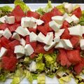 El cooksnap de astrid badia cuando hizo Ensalada de sandía y queso fresco.