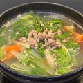 Cooksnap của Bòn Bon khi họ làm theo món Canh cải dún thịt bằm