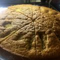 El cooksnap de Jonathan Figueroa cuando hizo Queque de manzanas.