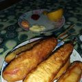 El cooksnap de Rosario 🌷 cuando hizo Banderillas de salchicha.