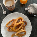 El cooksnap de Francisco Peña cuando hizo Churros en freidora de aire caliente.