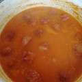 El cooksnap de JuanL cuando hizo Albóndigas con salsa de zanahoria.
