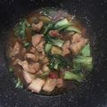 Cooksnap dari sylvia samosir untuk resep Sawi Pok Choi kuah daging Babi