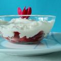 El cooksnap de Carmeta cuando hizo Vasito de frambuesas y yogur natural.