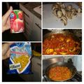 El cooksnap de Mario H. Davi cuando hizo Fetuccini con salsa y champignon.