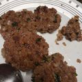 Brandon's cooksnap of when they made Kefta Kabob.