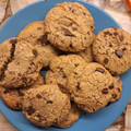 El cooksnap de Euge Gar cuando hizo Cookies de chips de chocolate: crujientes por fuera y blandas por dentro!❤️🍫.