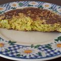 El cooksnap de Carolina Olivera G. cuando hizo Tortilla de zucchini para la dieta.
