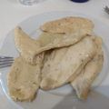 El cooksnap de Daniel Carrión García cuando hizo Pechuga de pollo en salsa roquefort.