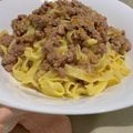 il Caterina Martinelli quando ha preparato Pappardelle all uovo con ragù bianco