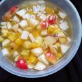 Cooksnap dari Rairamaru Chadiriyah untuk resep Es Buah Jadul | Setup Buah | Fruit Cocktail