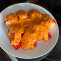 El cooksnap de Adriana C.L cuando hizo Pimientos de piquillo rellenos de gambas y surimi Thermomix.
