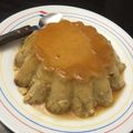 El cooksnap de floren cuando hizo Flan de plátano.
